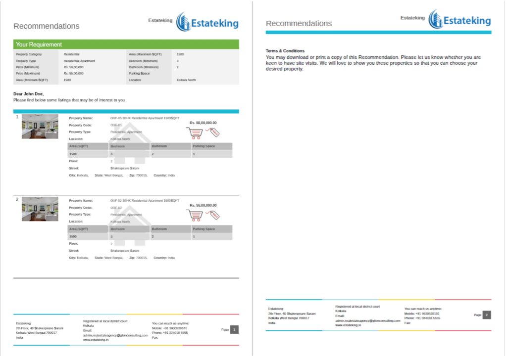 Customized  Templates in Zoho CRM