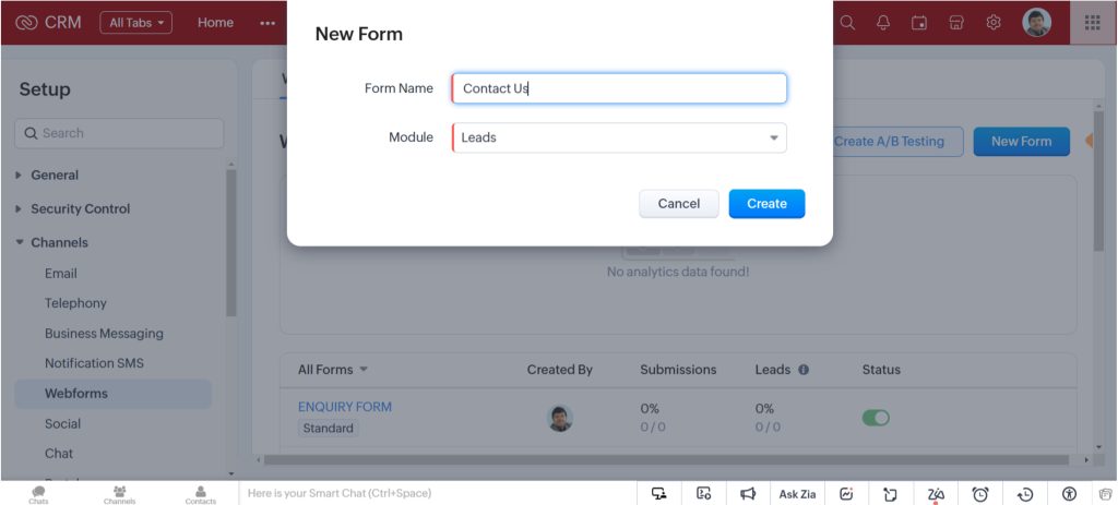 Customize Zoho CRM