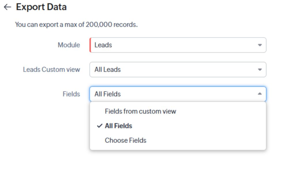 Zoho CRM Setup