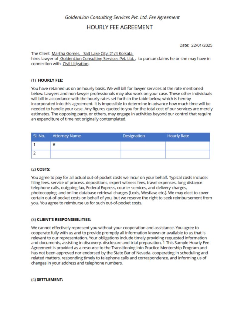 Generate Contracts with Zoho Law Firm CRM
